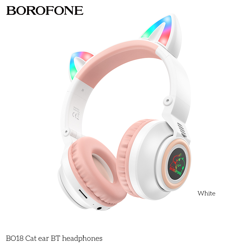 BOROFONE BO18 cat-ear wireless headphones Bluetooth 5.0 NZ 8
